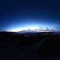 2013年1月1日　梶原山公園　初日の出を待つ　３６０度パノラマ写真　1200