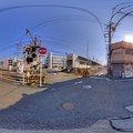 360度パノラマ写真　S04 静岡鉄道　春日町駅　HDR