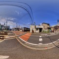 写真: 360度パノラマ写真　　S06 静岡鉄道　長沼駅 HDR