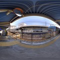 360度パノラマ写真　　S10 静岡鉄道　草薙駅プラットホーム(2)　HDR