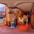 360度パノラマ写真　　「恐竜の棲家」 HDR