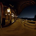 写真: 360度パノラマ写真　東大寺二月堂　夜景