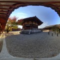 360度パノラマ写真　法隆寺　東院伽藍　夢殿(3) HDR