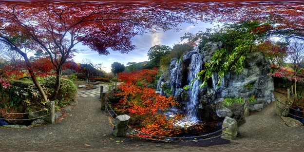 写真: 熱海梅園　紅葉 360度パノラマ写真(3) HDR