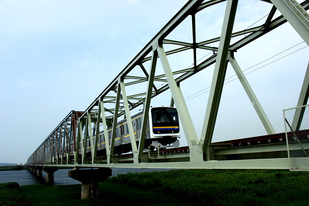 写真: ＪＲ鹿島線・利根川橋梁