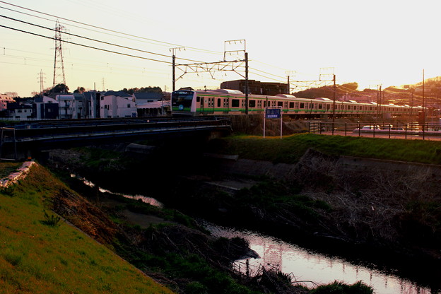写真: 横浜線・新横浜〜小机