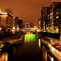 写真: 神田川の夜