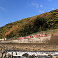 写真: 秋の登山電車
