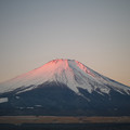 再びの山中湖からの紅富士　その２
