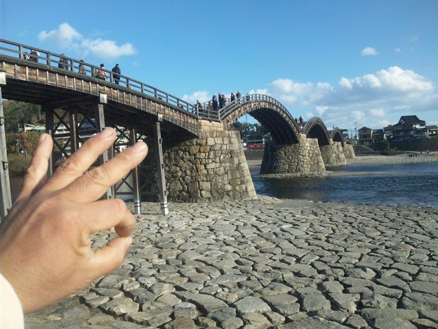 写真: 錦帯橋を撮らんとね #30sign #岩国市