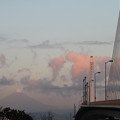中秋の名月パール富士と湘南銀河大橋