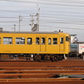 写真: 普通電車・真っ黄（末期）色