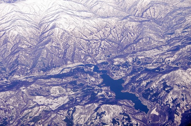写真: 写真00032　寒河江ダムと月山湖