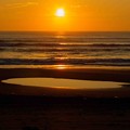 写真: 朝の海