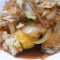 写真: 早速『豚肉と玉ねぎの中華生姜焼き』を試す。