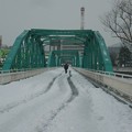 写真: 松齢橋の雪
