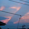写真: 入道雲のかげ