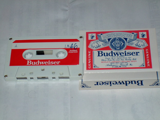 おまけ　Budweiserカセットテープ
