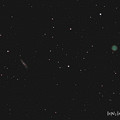 写真: 渦巻銀河M108とふくろう星雲M97(IMG_1176)