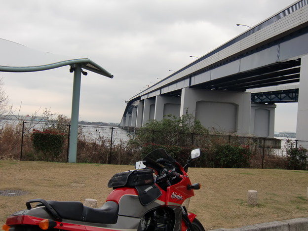 琵琶湖大橋まで行きました。13_01_CIMG6143