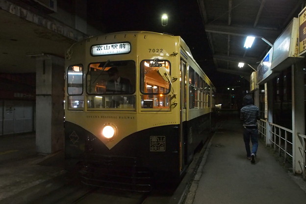 富山地方鉄道市電　レトロ電車