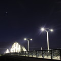 写真: 夜明け前の久澄橋