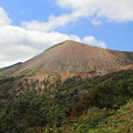写真: 小富士の山肌