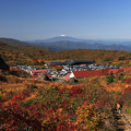 写真: 栗駒山の賑わい