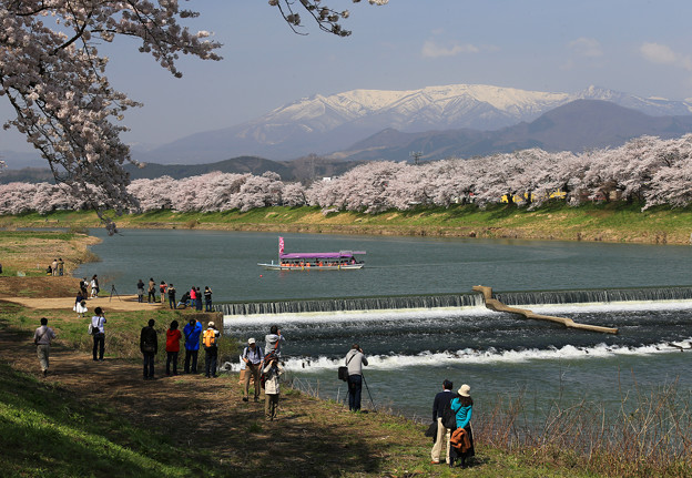 写真: 美しき日本・白石川