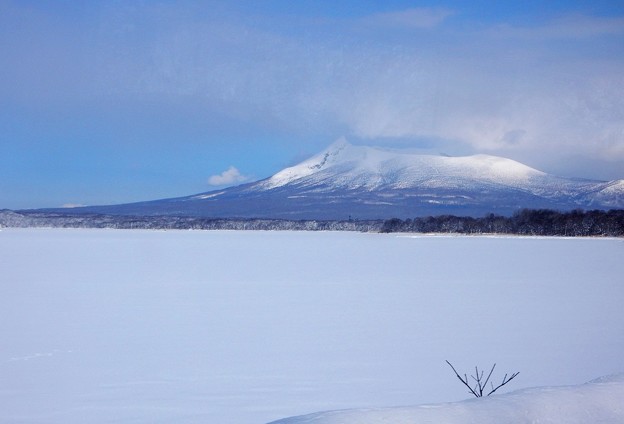 写真: 白銀の北海道