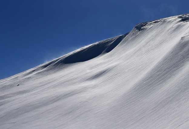 写真: 蔵王の雪肌