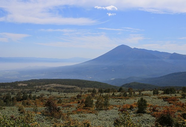 写真: 南部富士の岩手山