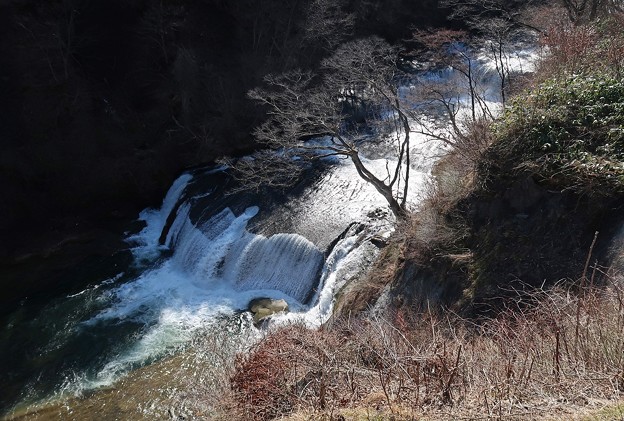 写真: 雪解け激流の大滝