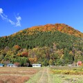秋の山里情景
