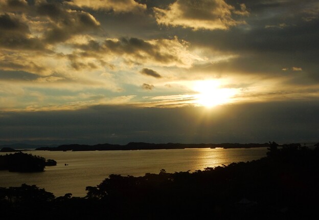 松島の夜明け