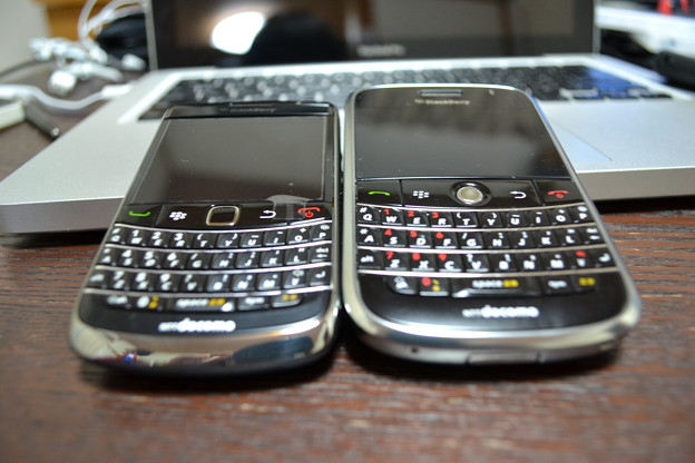 Blackberry9700とBlackberry9000