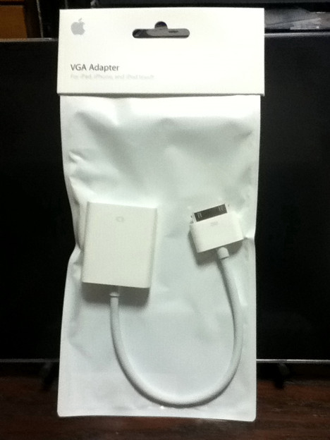 Apple iPad用 / VGA adapter