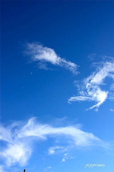 写真: 雲のおいかけっこ