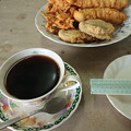 天ぷらとコーヒーのコラボ