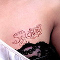 写真: 文字 Letter タトゥー デザイン tattoo ワンポイント
