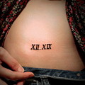 写真: 文字 Letter タトゥー デザイン tattoo