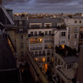 パリ　ホテルの窓から