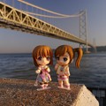 写真: 明石海峡大橋と
