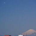 今日も富士山が見えました