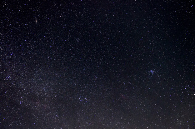 写真: アンドロメダ銀河、さんかく座銀河、すばる、カリフォルニア星雲等