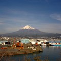 写真: 展望台からの富士山