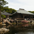 金剛福寺　本堂と池