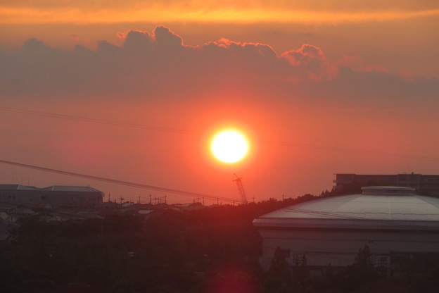 写真: 名谷の夕陽_03