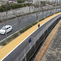 写真: 名谷　自転車専用通行帯_02