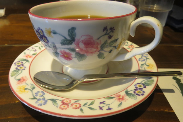コールマン　花のコーヒーカップ
